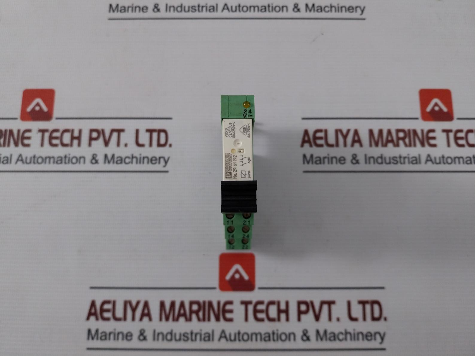 Phoenix Contact PLC-BSC-24UC/21-21 Relay Base 24VAC/DC 250V/2X6A