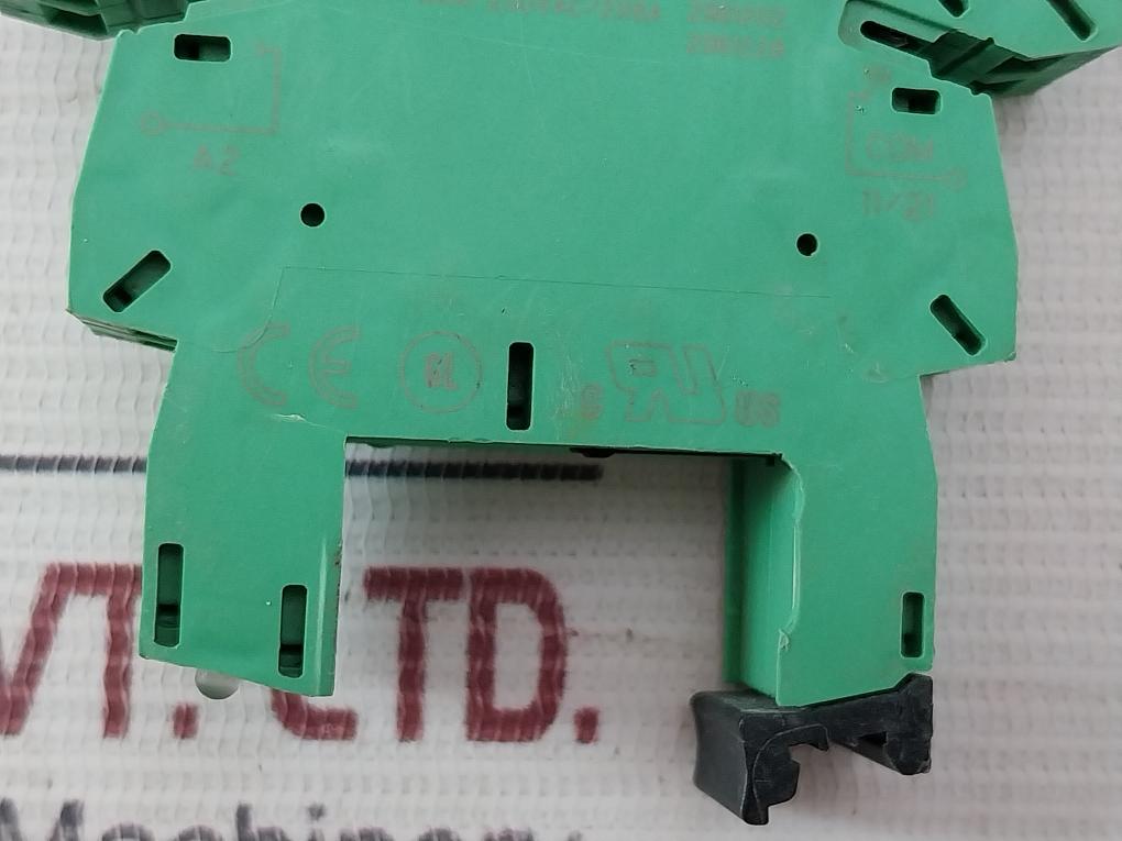 Phoenix Contact Plc-bsp-230Uc/21-21 Relay Base 250Vac/2X6A