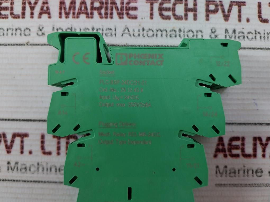 Phoenix Contact Plc-bsp-24Dc/21-21 Solid State Relay 24Vdc