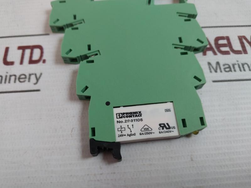 Phoenix Contact Plc-bsp-24Dc/21 Relay Socket Module 24V Dc 2961105