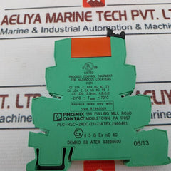 Phoenix Contact Plc-rsc-24Dc/21-21Atex,2980461 Interface Relay Module 250Vac