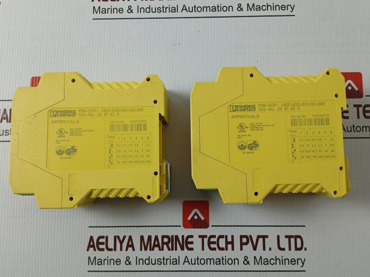 Phoenix Contact Psr-scp-24Dc/Esd/5X1/1X2/300 Safety Relay Et 04218
