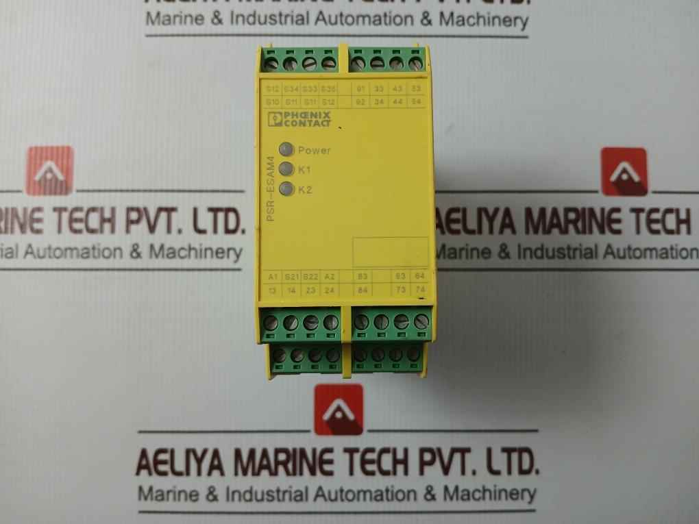 Phoenix Contact Psr-scp-24Uc/Esam4/8X1/1X2 Safety Relay 230V Ac 6A 30-12 Awg