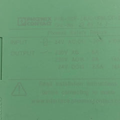 Phoenix Contact Psr-scp-24Uc/Urm/5X1/2X2 Safety Relay 230Vac 6A