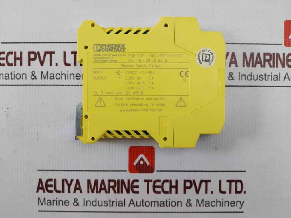 Phoenix Contact Psr-scp-24dc/fsp/1x1/1x2 Coupling Relay 230v 5a