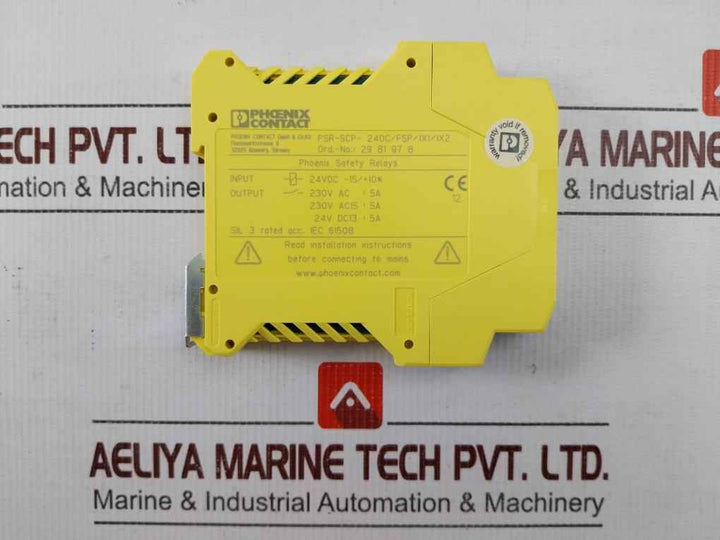 Phoenix Contact Psr-scp-24dc/fsp/1x1/1x2 Coupling Relay 230v 5a