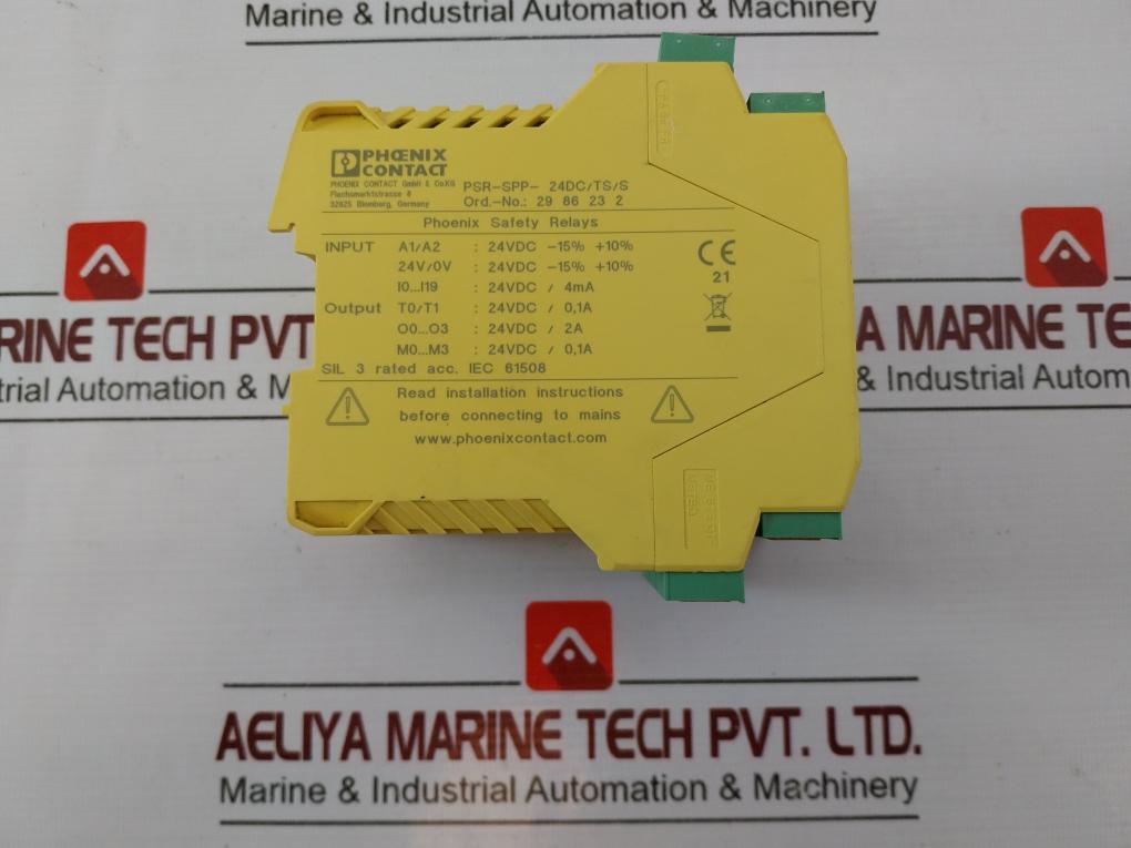 Phoenix Contact Psr-trisafe-s Safety Module 24Vdc/4Ma