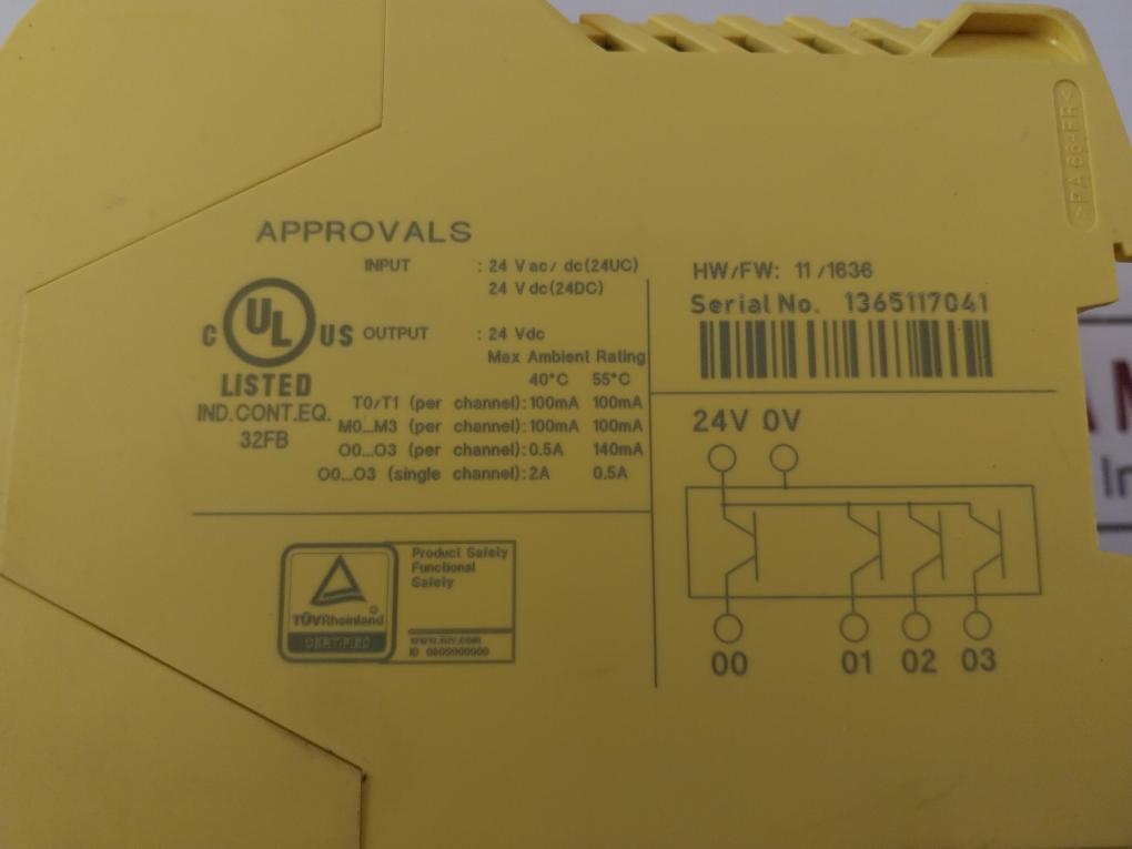 Phoenix Contact Psr-trisafe-s Safety Module 24Vdc/4Ma