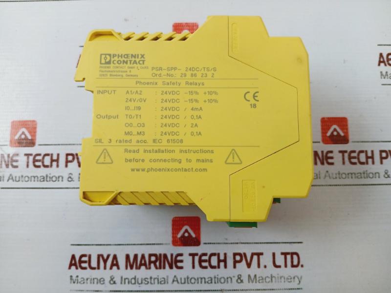 Phoenix Contact Psr-trisafe-s Safety Module 2986232 24V Ac/Dc (24Uc)