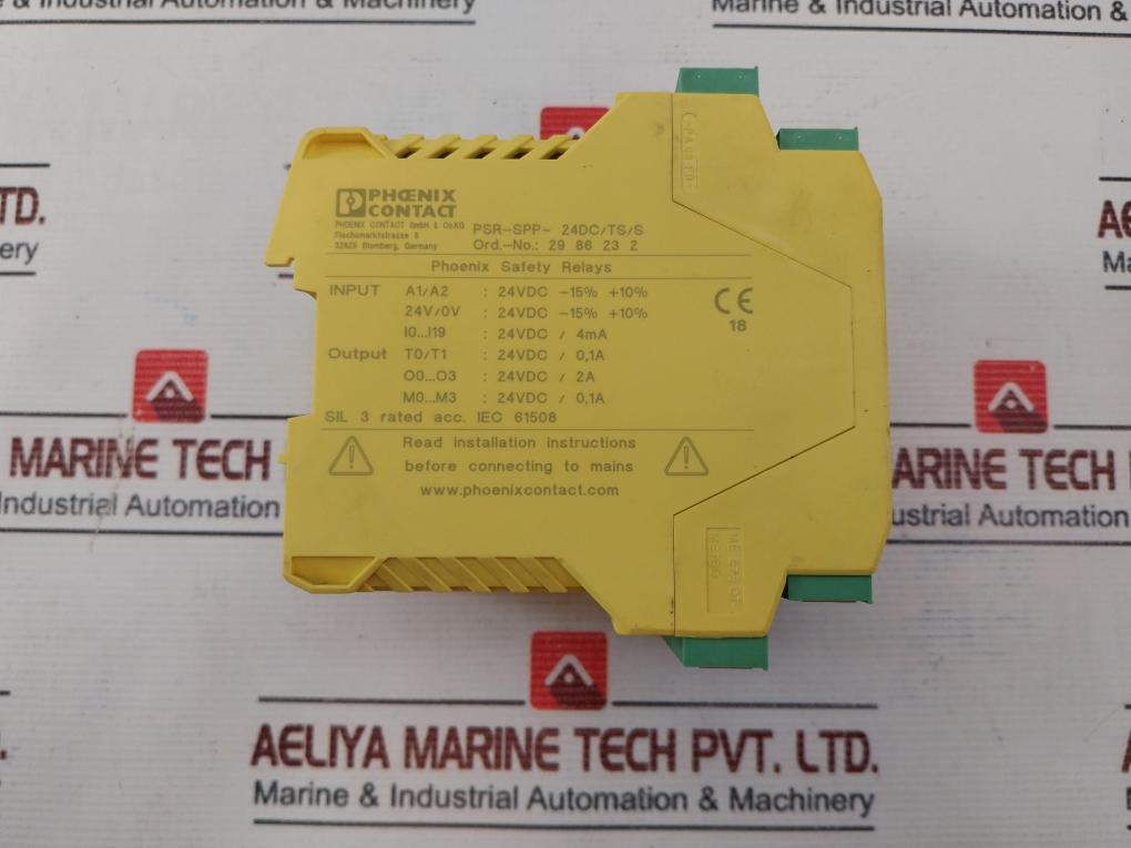 Phoenix Contact Psr-trisafe-s Safety Relay 29 86 23 2