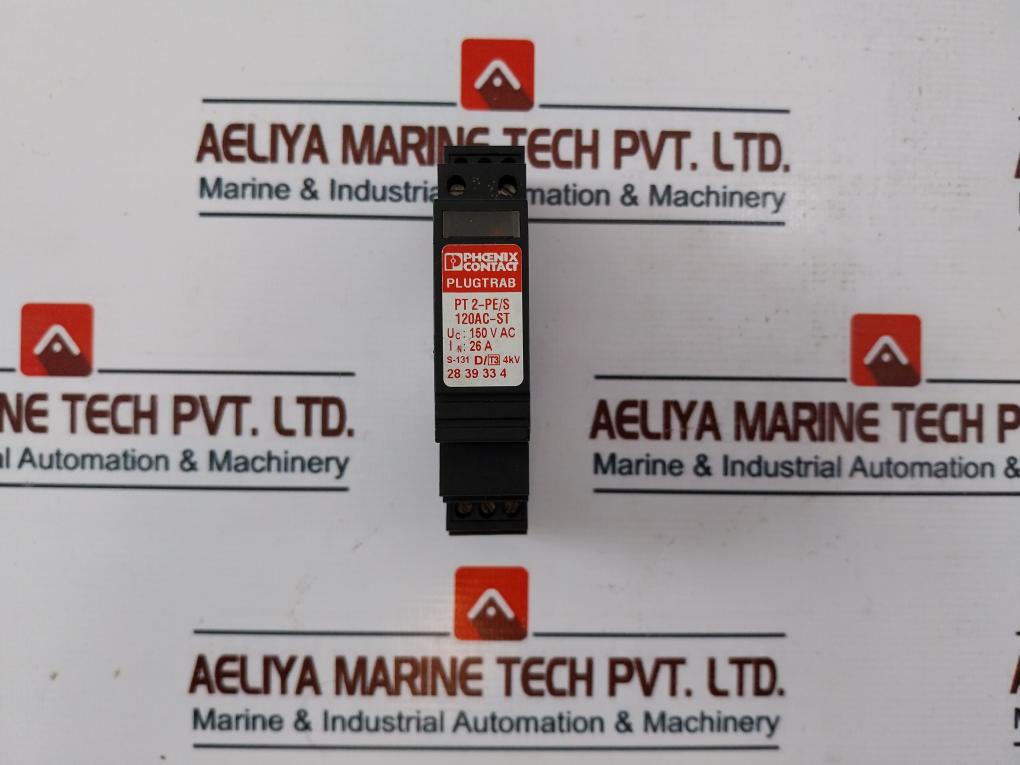 Phoenix Contact Pt 2-pe/S Surge Protection Device 150Vac 26A