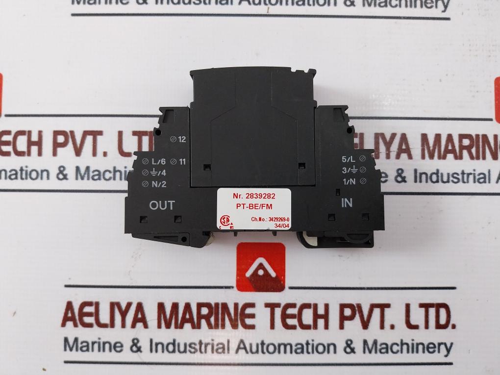 Phoenix Contact Pt 2-pe/S Surge Protection Device 150Vac 26A