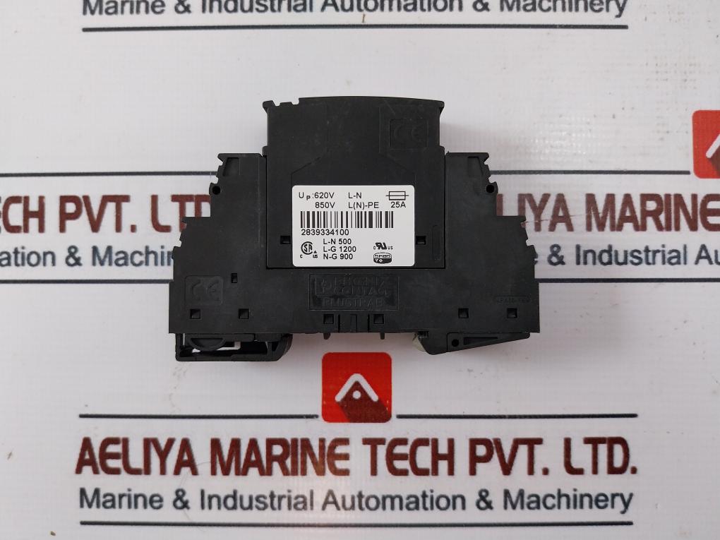 Phoenix Contact Pt 2-pe/S Surge Protection Device 150Vac 26A