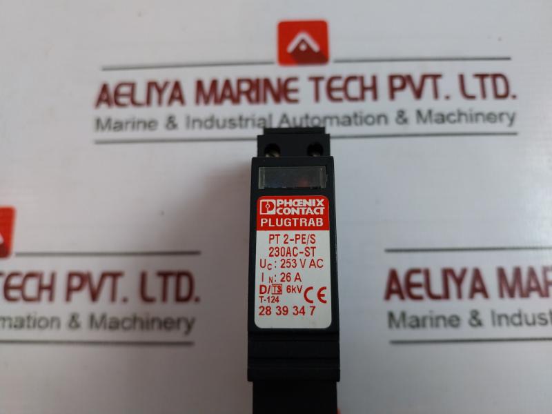 Phoenix Contact Pt 2-pe/s Surge Protection Plug 230v Ac 6kv