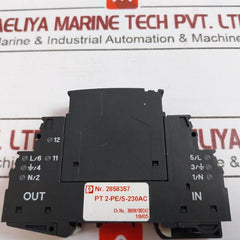 Phoenix Contact Pt 2-pe/s Surge Protection Plug 230v Ac 6kv