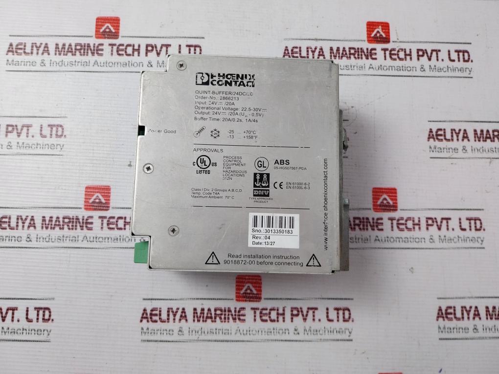 Phoenix Contact Quint-buffer/24Dc/20 Buffer Module 2866213