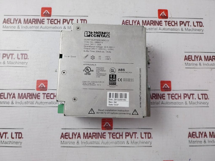 Phoenix Contact Quint-buffer/24Dc/20 Buffer Module 2866213