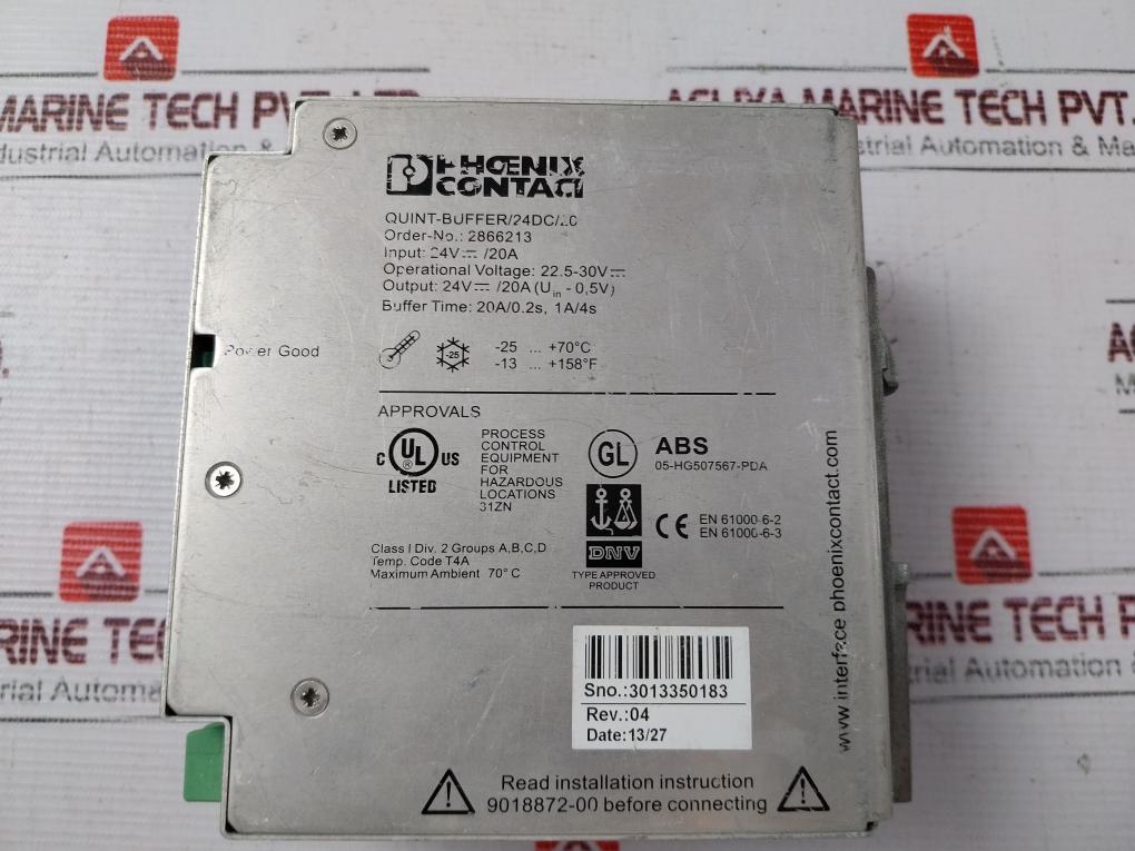 Phoenix Contact Quint-buffer/24Dc/20 Buffer Module 2866213