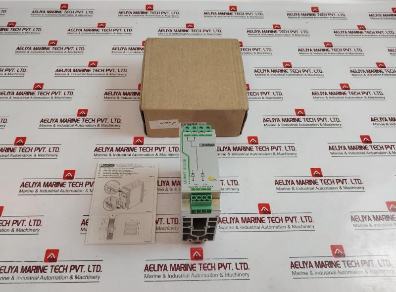 Phoenix Contact Quint-diode/12-24dc/2x20/1x40 Din Rail Diode Module Dc12-24v 2x20a