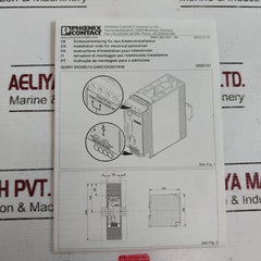 Phoenix Contact Quint-diode/12-24DC/2X20/1X40 DIN Rail Diode Module DC12-24V 2X2