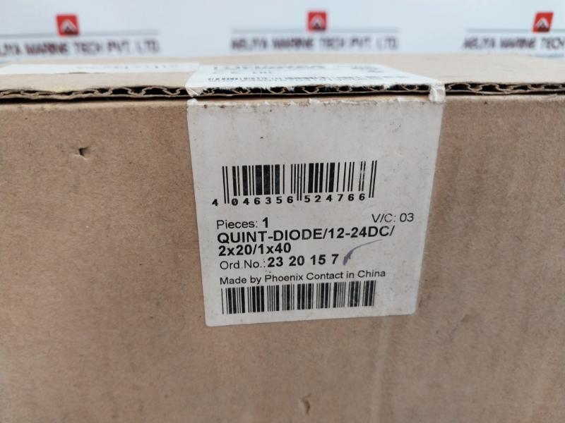 Phoenix Contact Quint-diode/12-24DC/2X20/1X40 DIN Rail Diode Module DC12-24V 2X2