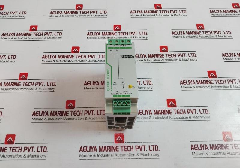 Phoenix Contact Quint-diode/12-24dc/2x20/1x40 Din Rail Diode Module Dc12-24v 2x20a