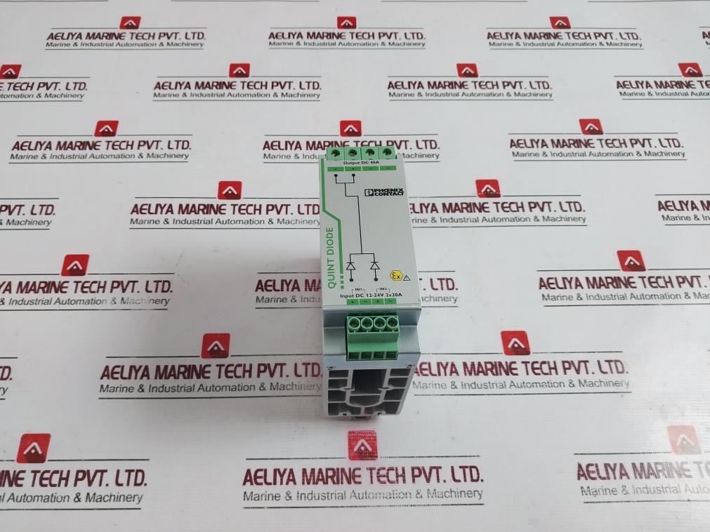 Phoenix Contact Quint-diode/12-24Dc/2X20/1X40 Din Rail Redundancy Diode Module