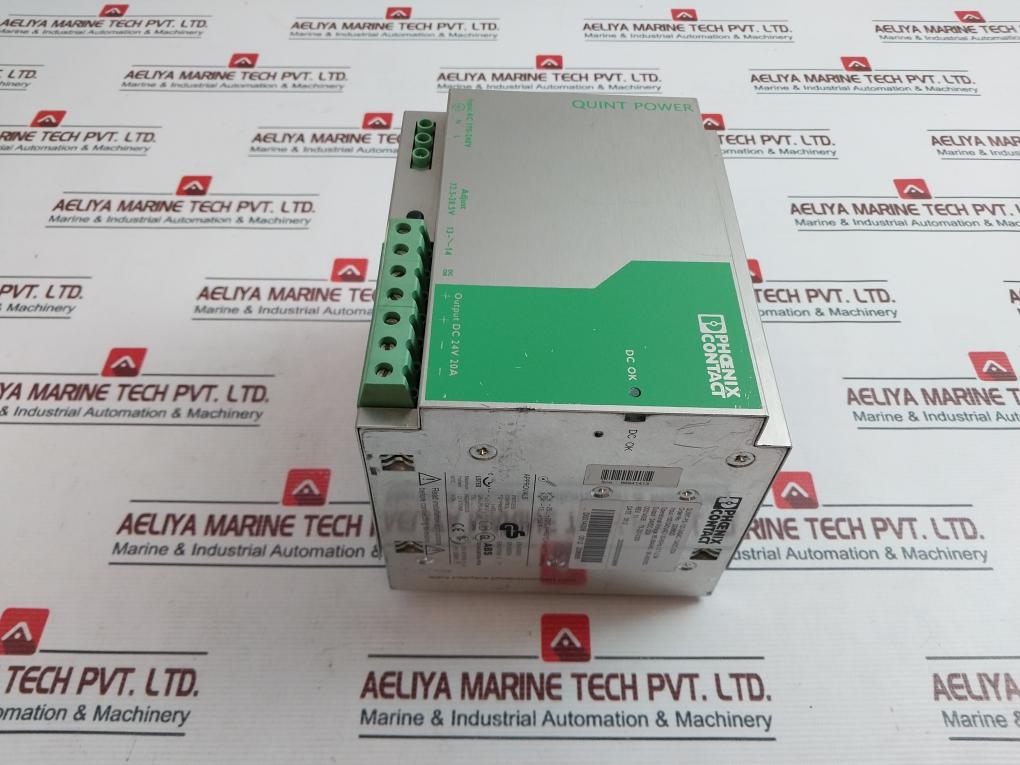Phoenix Contact Quint-ps-100-240Ac/24Dc/20A Power Supply 2938620