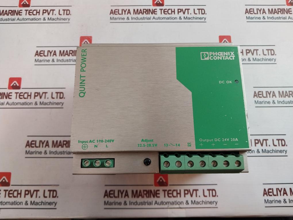 Phoenix Contact Quint-ps-100-240Ac/24Dc/20A Power Supply 2938620
