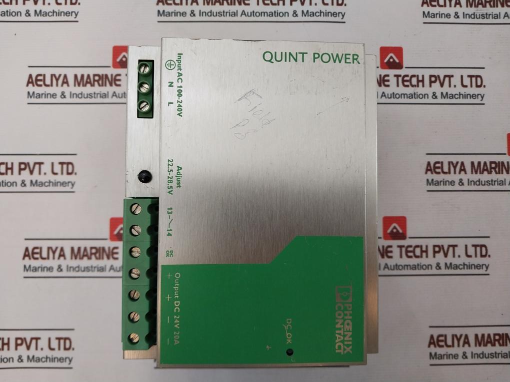 Phoenix Contact Quint-ps-100-240Ac/24Dc/20A Power Supply Unit 2938620