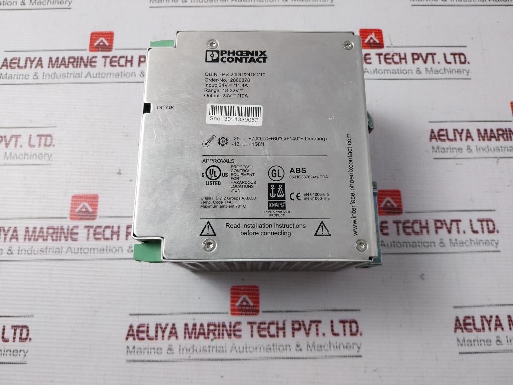 Phoenix Contact Quint-ps-24Dc/24Dc/10 Power Supply Unit