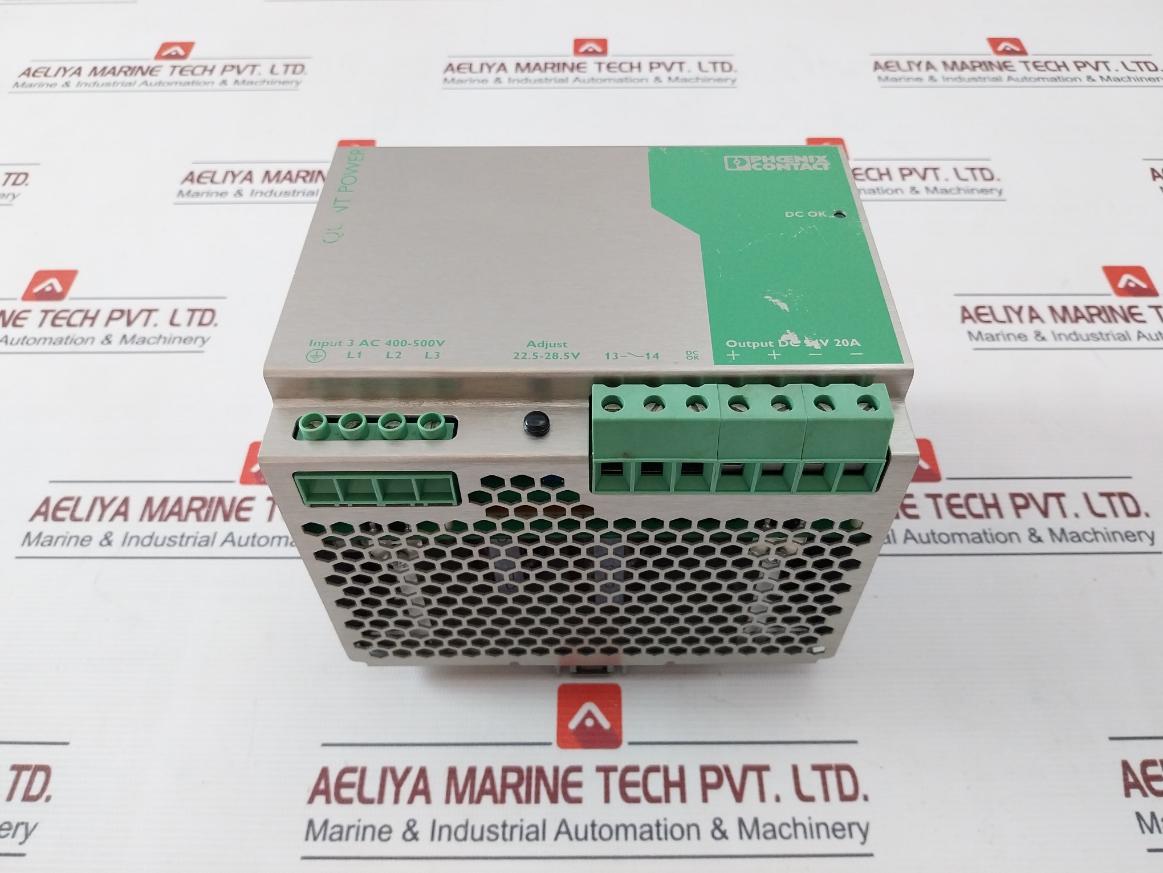 Phoenix Contact Quint-ps-3X400-500Ac/24Dc/20 Power Supply Unit 24Vdc/20A