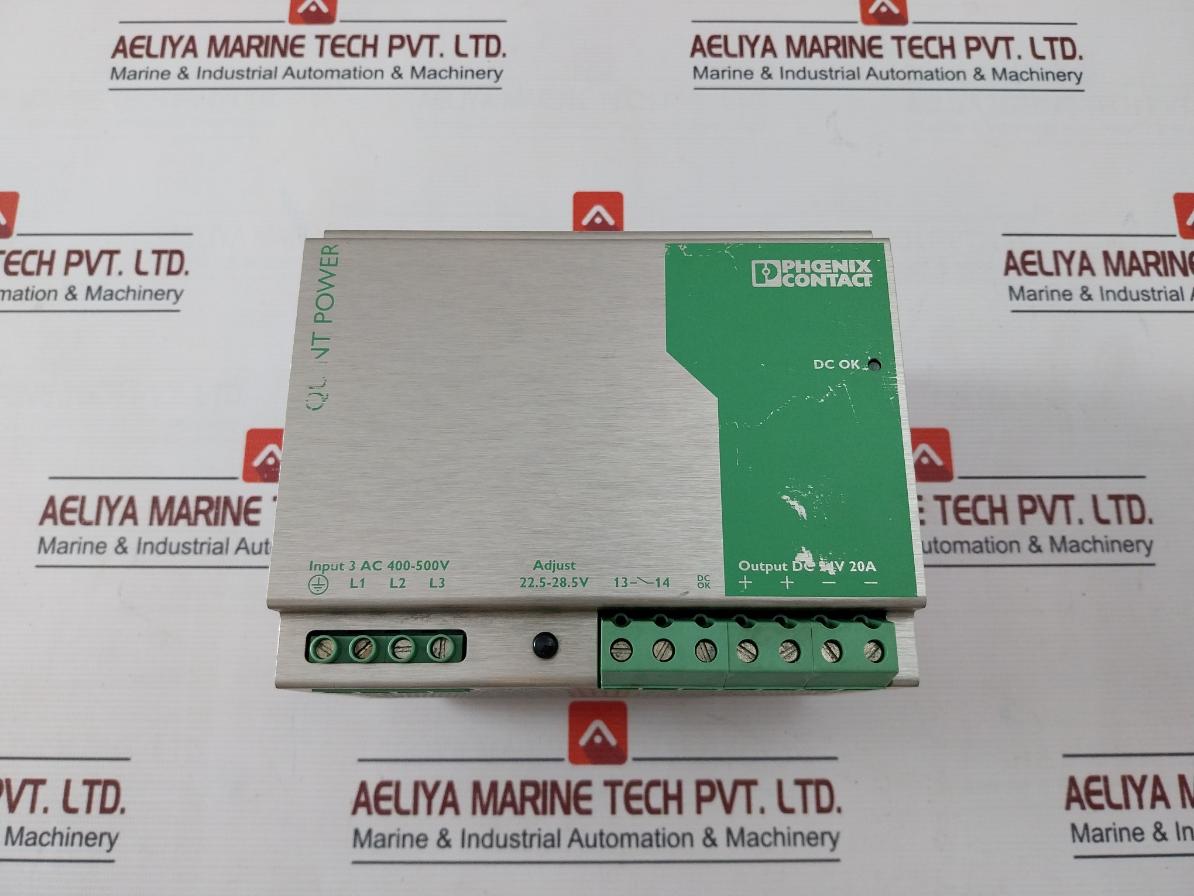 Phoenix Contact Quint-ps-3X400-500Ac/24Dc/20 Power Supply Unit 24Vdc/20A