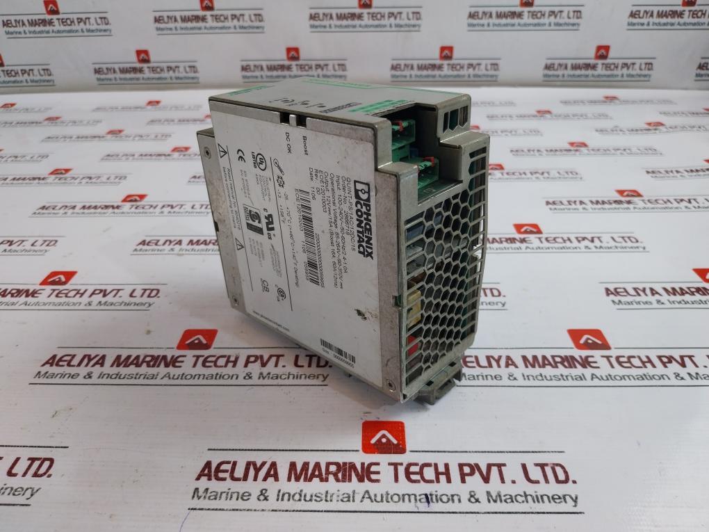 Phoenix Contact Quint-ps/1Ac/12Dc/15 Power Supply Rev 00 En 50178 100-240V