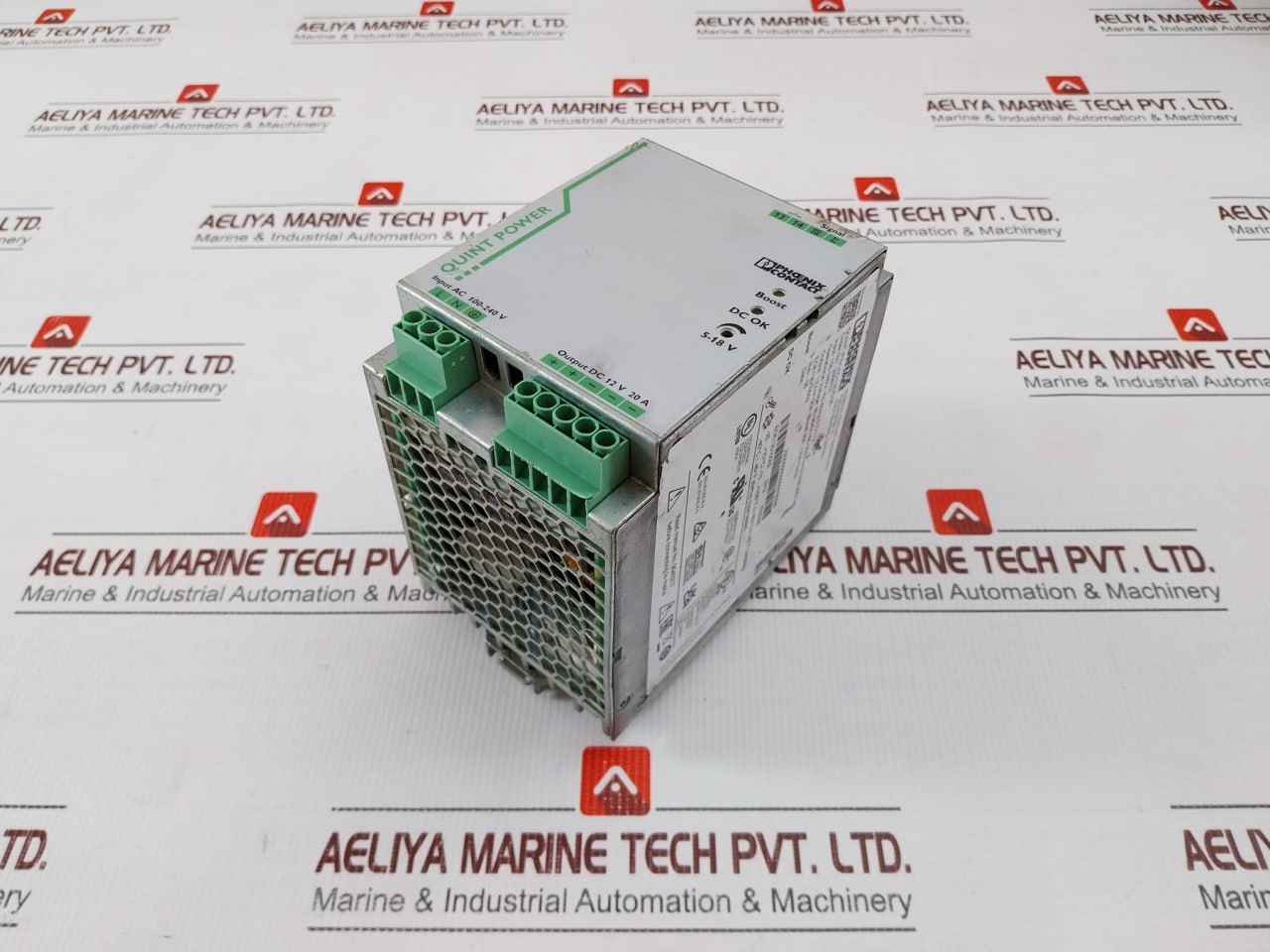 Phoenix Contact Quint-ps/1Ac/12Dc/20 Power Supply Module 85-264V-/ 90-350V