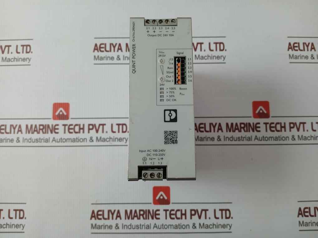 Phoenix Contact Quint-ps/1Ac/24Dc/10 Power Supply Unit 100-240V Ac 3.4-1.5A