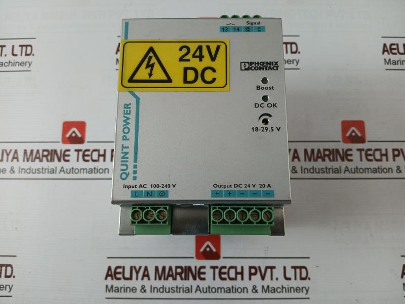 Phoenix Contact Quint-ps/1Ac/24Dc/20 Power Supply Unit 100-240V/50-60Hz