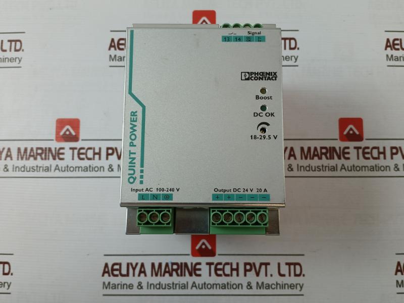 Phoenix Contact Quint-ps/1Ac/24Dc/20 Power Supply Unit 2866776 100-240V