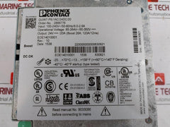 Phoenix Contact Quint-ps/1Ac/24Dc/20 Power Supply Unit 85-264V/90-350V