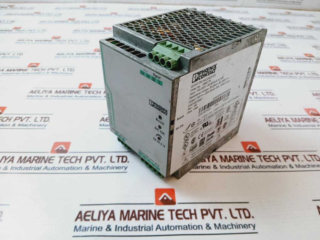 Phoenix Contact QUINT-PS/1AC/24DC/20 Power Supply Unit Rev 09