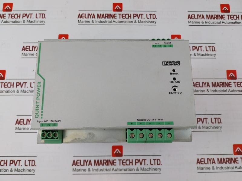 Phoenix Contact Quint-ps/1Ac/24Dc/40 Power Supply Unit, 2866789