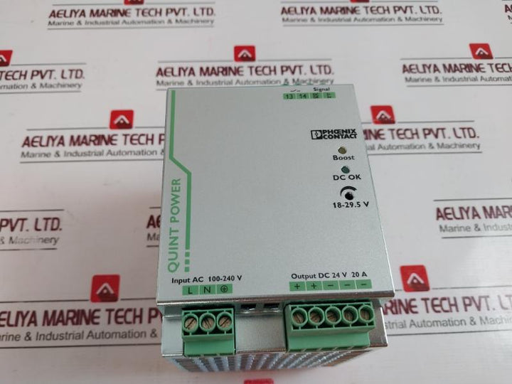 Phoenix Contact Quint-ps/1Ac/24Dc/20 Power Supply Unit 2866776 100-240V/50-60Hz