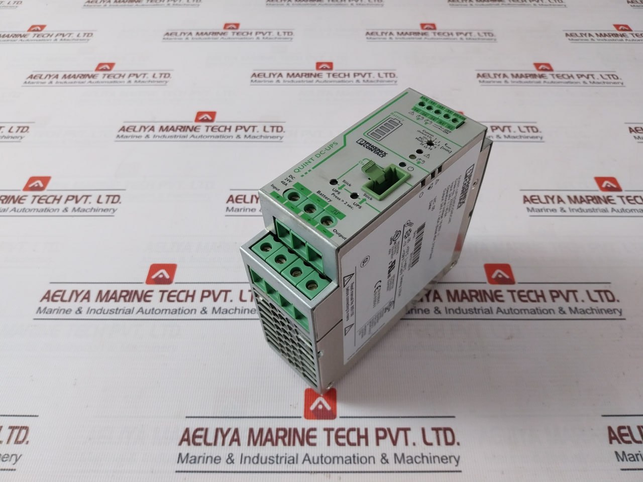 Phoenix Contact Quint-ups/24Dc/24Dc/40 Ups Power Supply 24V 40A 18-30Vdc Input