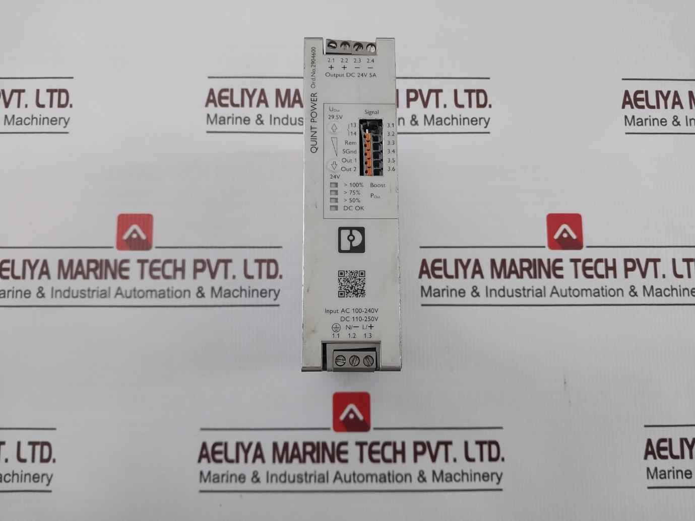 Phoenix Contact Quint4-ps/1Ac/24Dc/5 Power Supply Unit 100-240V Ac 1.7-0.8