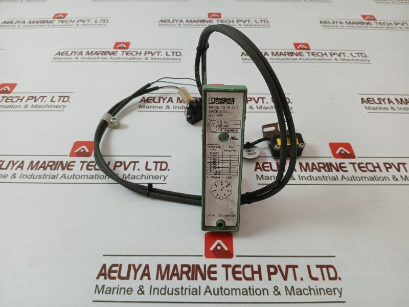 Phoenix Contact Sacb-6/3-l-m12-m8 Distributor Box 400V Ac12 10A 12-24Vdc