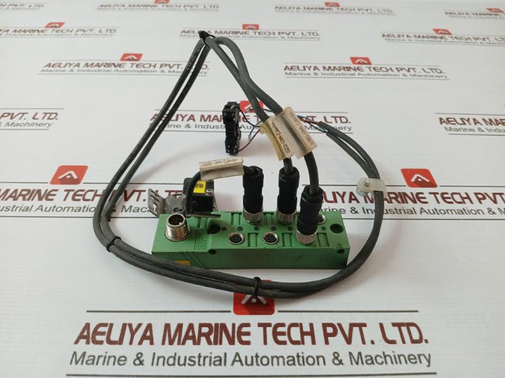 Phoenix Contact Sacb-6/3-l-m12-m8 Distributor Box 400V Ac12 10A 12-24Vdc