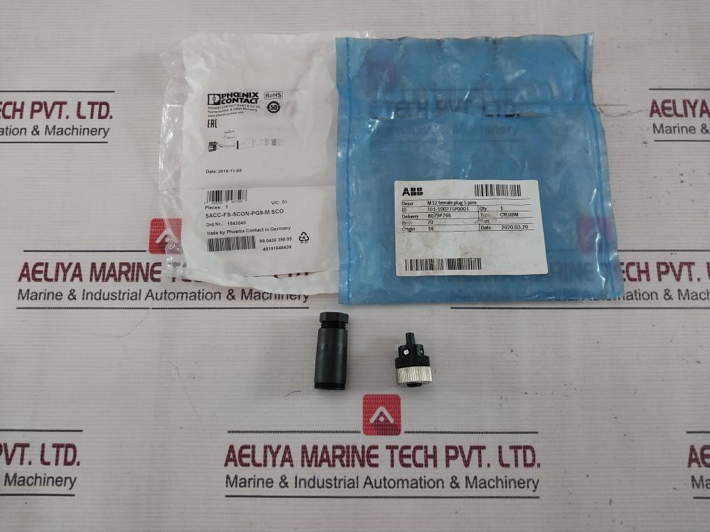 Phoenix Contact Sacc-fs-5Con-pg9-m Sco Circular Connector