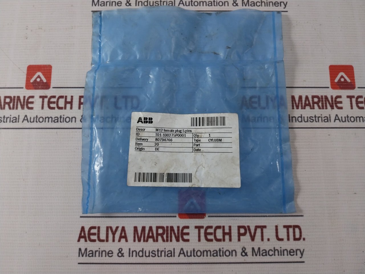 Phoenix Contact Sacc-fs-5Con-pg9-m Sco Connector M12 Female Plug 5 Pins