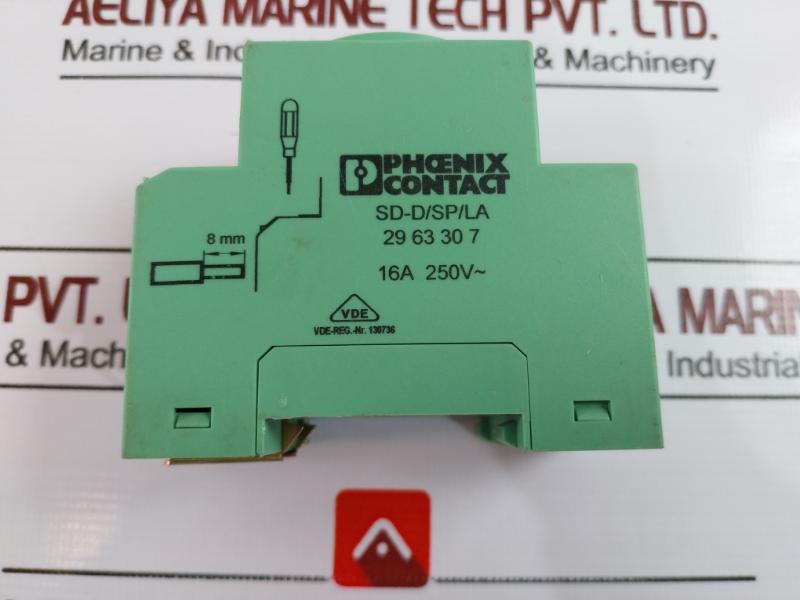 Phoenix Contact Sd-d/Sp/La Control Cabinet Socket 16A 250V