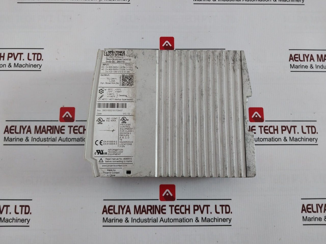 Phoenix Contact Trio-ps-2G/3Ac/24Dc/20 Power Supply Unit 50-60Hz